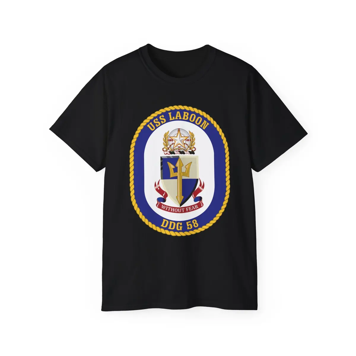 Unisex Ultra Cotton Tee - Navy - Uss Laboon (Ddg-58) Wo Txt 10