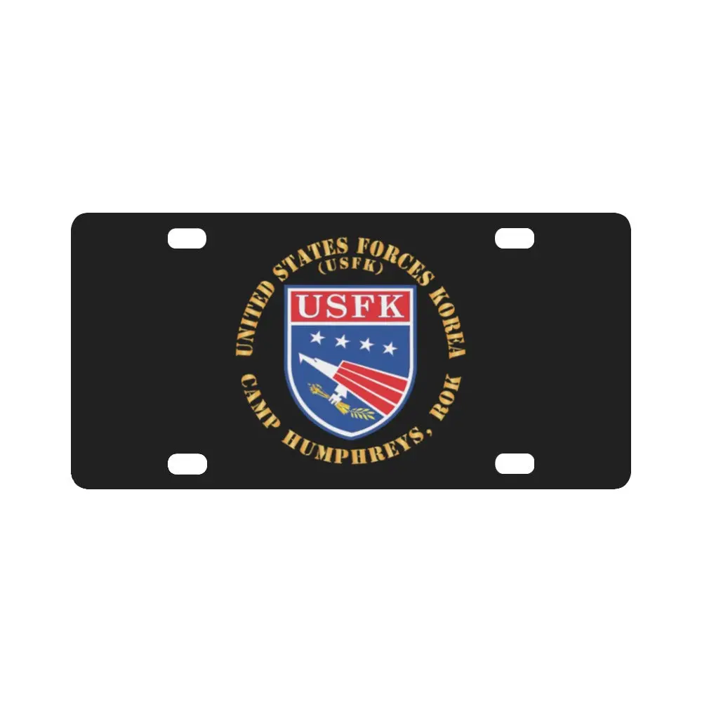 United States Forces Korea - Ssi - Camp Humphreys, Rok X 300 Classic License Plate 1