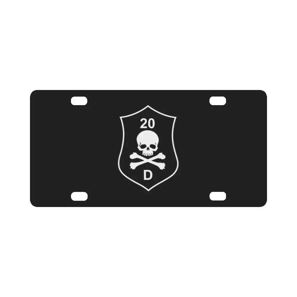 Ssi - 20Th Infantry Division X 300 Classic License Plate 1