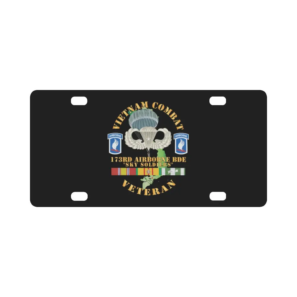 Army - Vietnam Combat Infantry Veteran W 173Rd Airborne Bde Ssi X 300 Classic License Plate 1