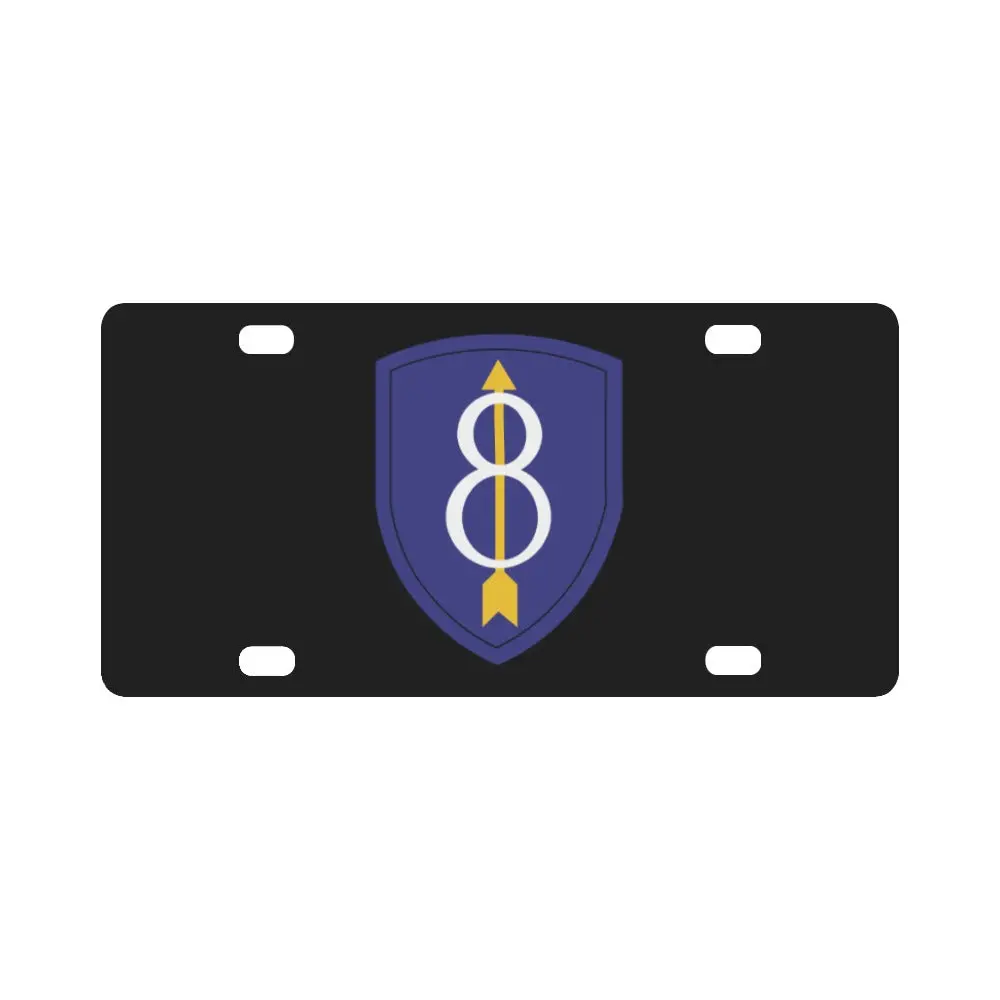 Ssi - 8Th Infantry Division Wo Txt X 300 Classic License Plate 1