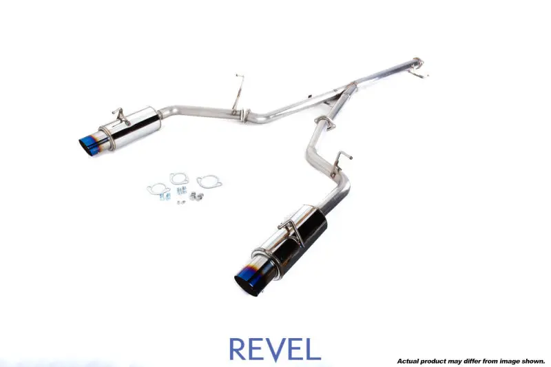 Revel Medallion Touring-S Dual-Muffler Catback Exhaust With Blue Tips For 1990–1999 Mitsubishi 3000Gt Vr4 1