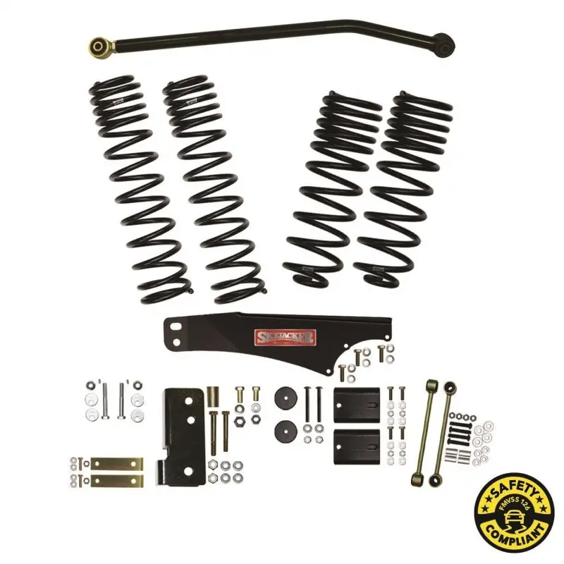 Skyjacker 3.5-Inch Lift Kit Component Box For 2007–2018 Jeep Wrangler Jk – Includes Dual-Rate Long-Travel Springs 1