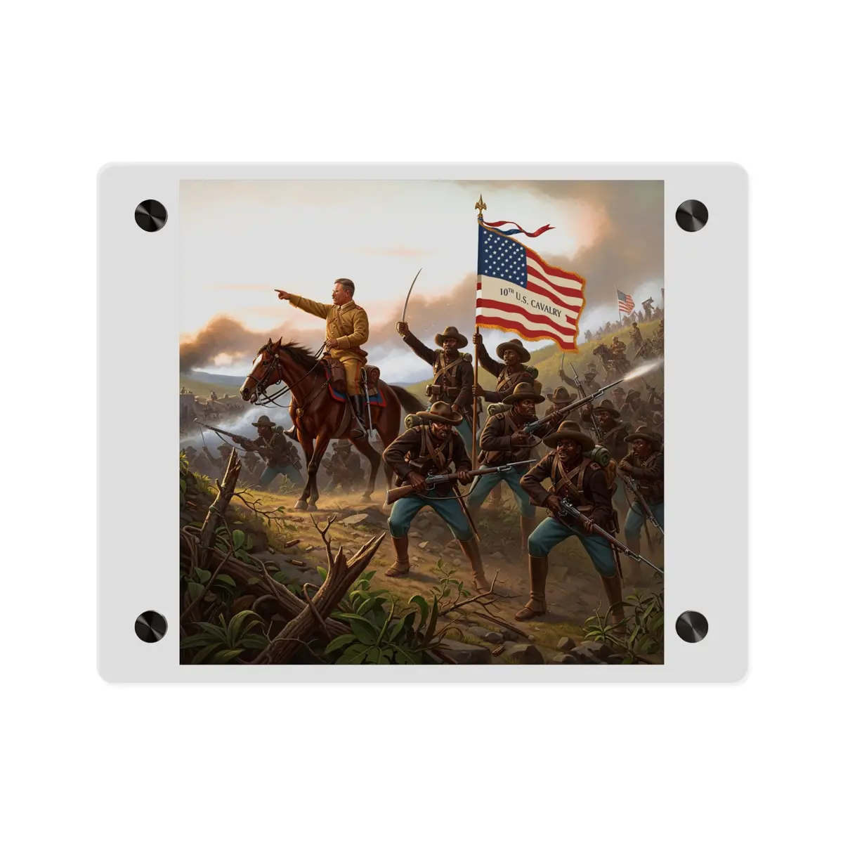 Acrylic Wall Art Panel - Charge Up Janjuan Hill 2