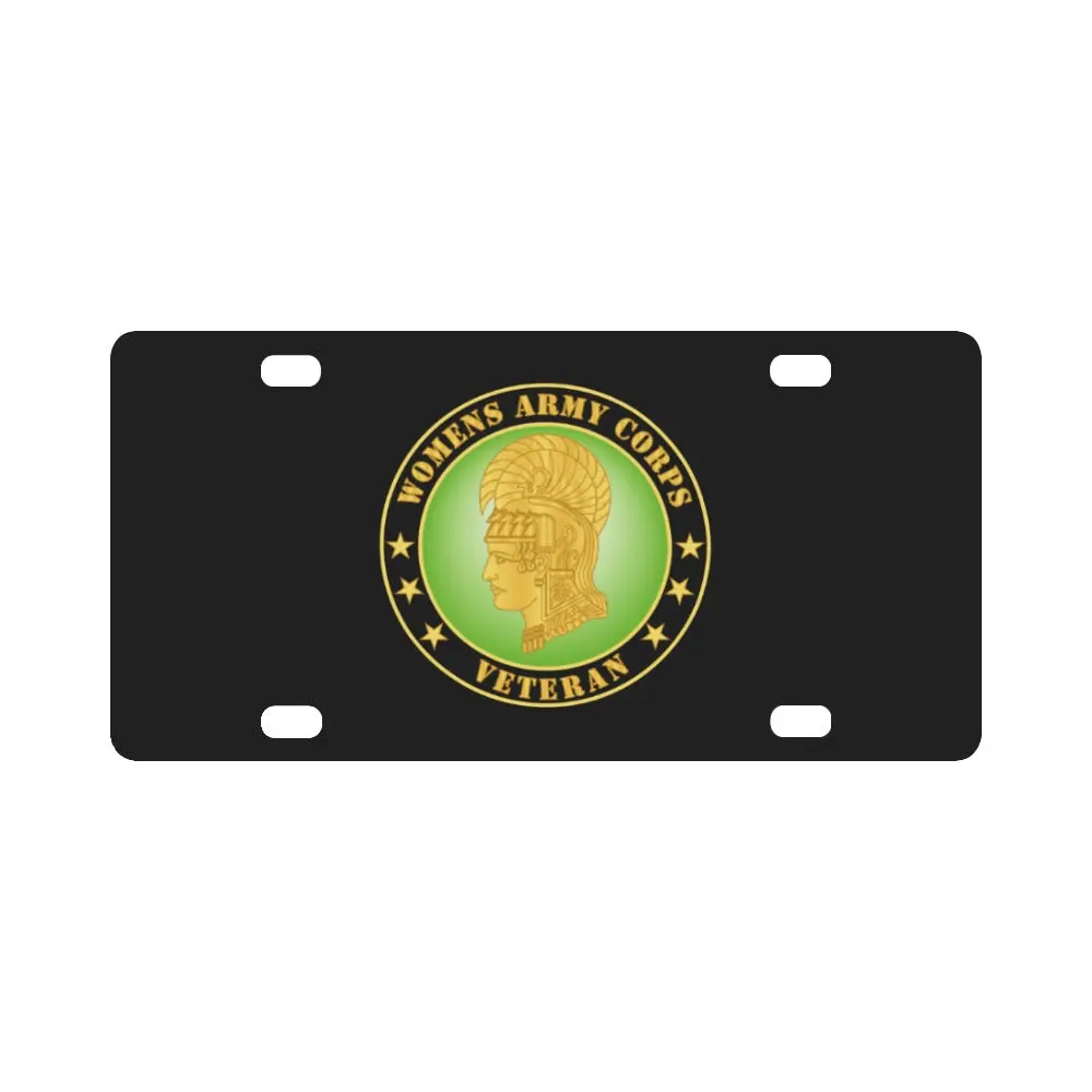 Army - Womens Army Corps Veteran Classic License Plate 1