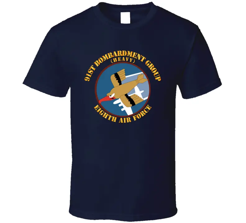 Aac - 91St Bombardment Group (Heavy) , Eighth Air Force, World War Ii T Shirt, Premium And Hoodie 1