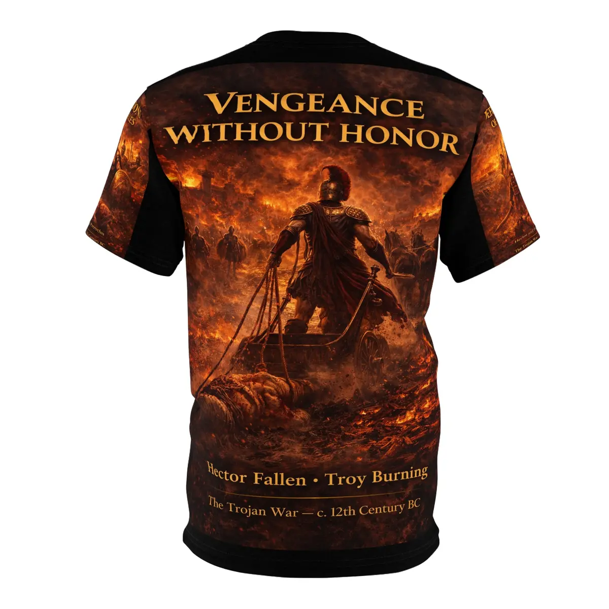 The Iliad - "Rage Of Achilles" Tribute Tee — Trajan War - 1194–1184 Bc 8