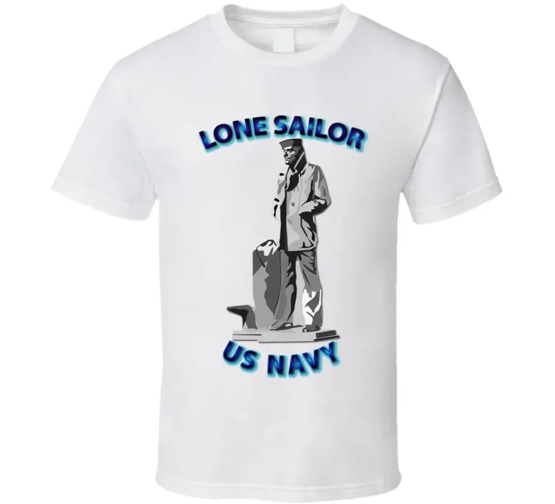 Navy - Lone Sailor T Shirt 1