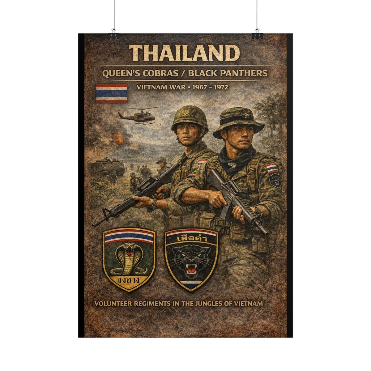 Posters - Thailand's War Heroes Cobras And Panthers 11