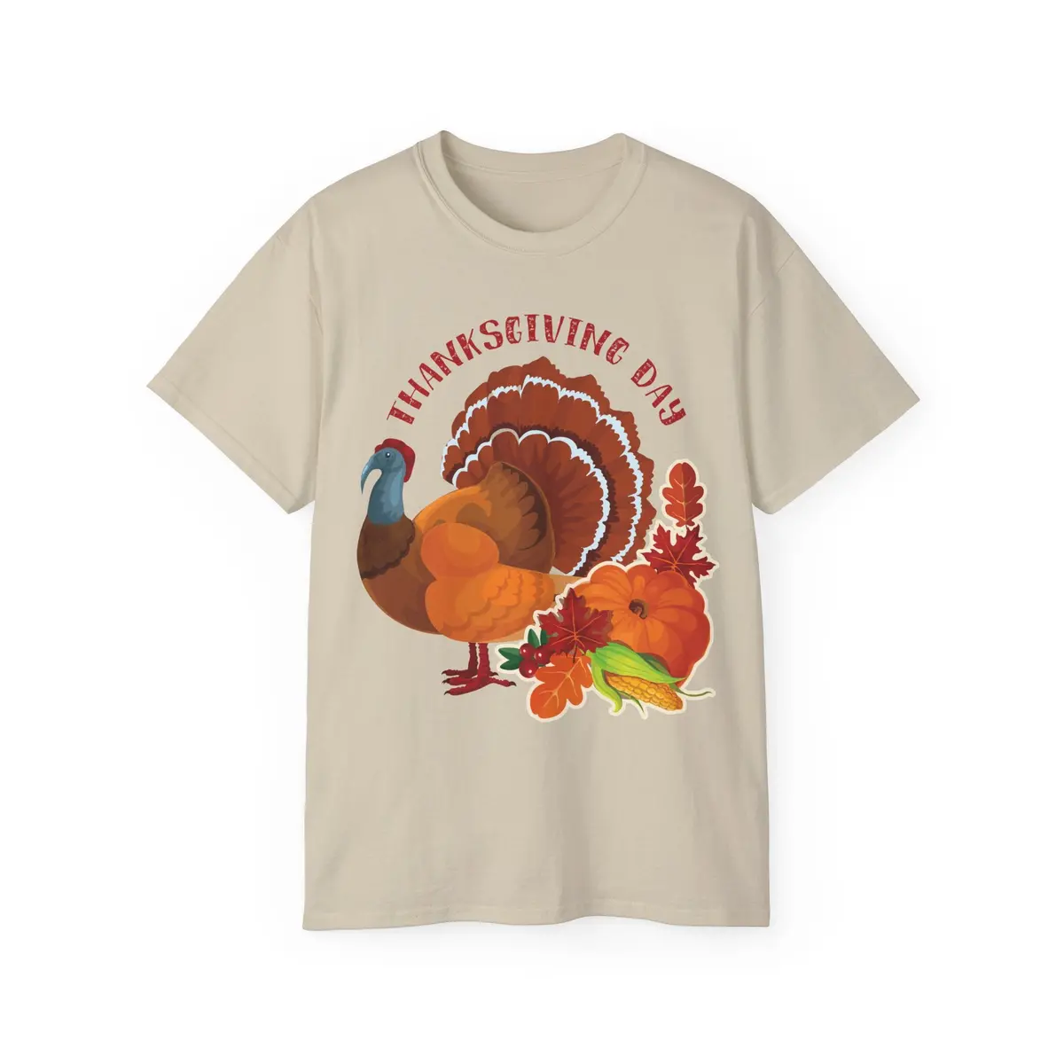 Unisex Ultra Cotton Tee - Thanksgiving - Happy Turkey Day 5