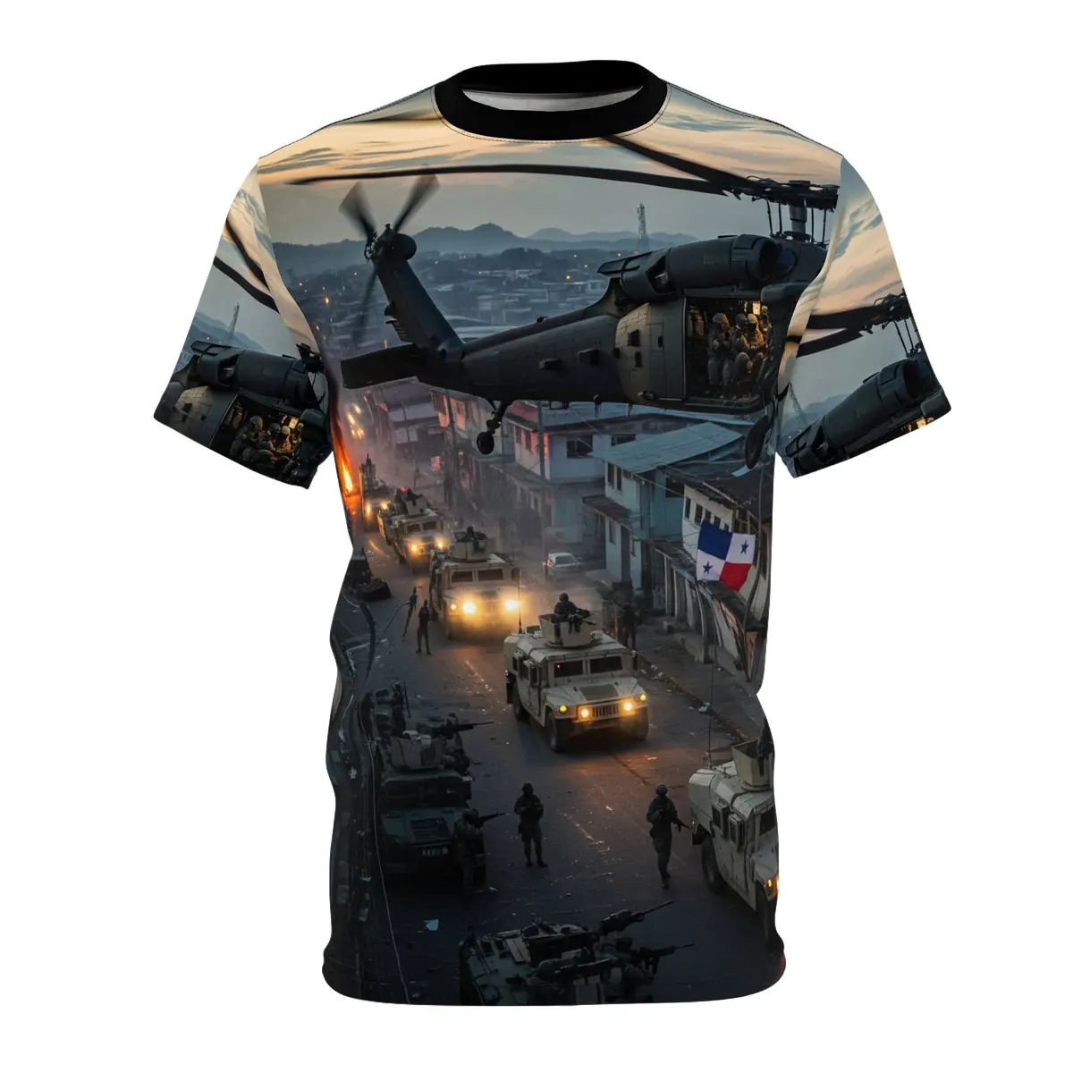 Aop Unisex Tee - Invasion Of Panama,  Operation Just Cause 1