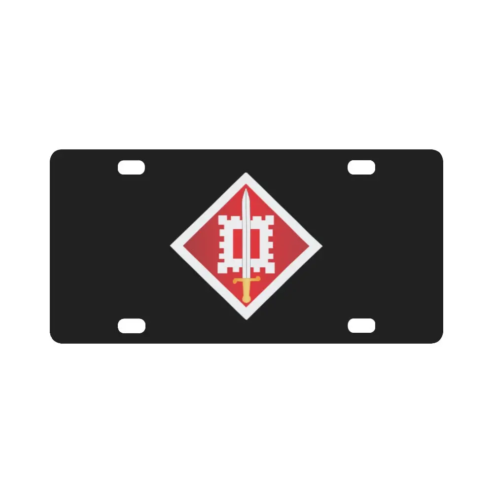 Army - 18Th Engineer Brigade - Vietnam War Wo Txt X 300 Classic License Plate 1