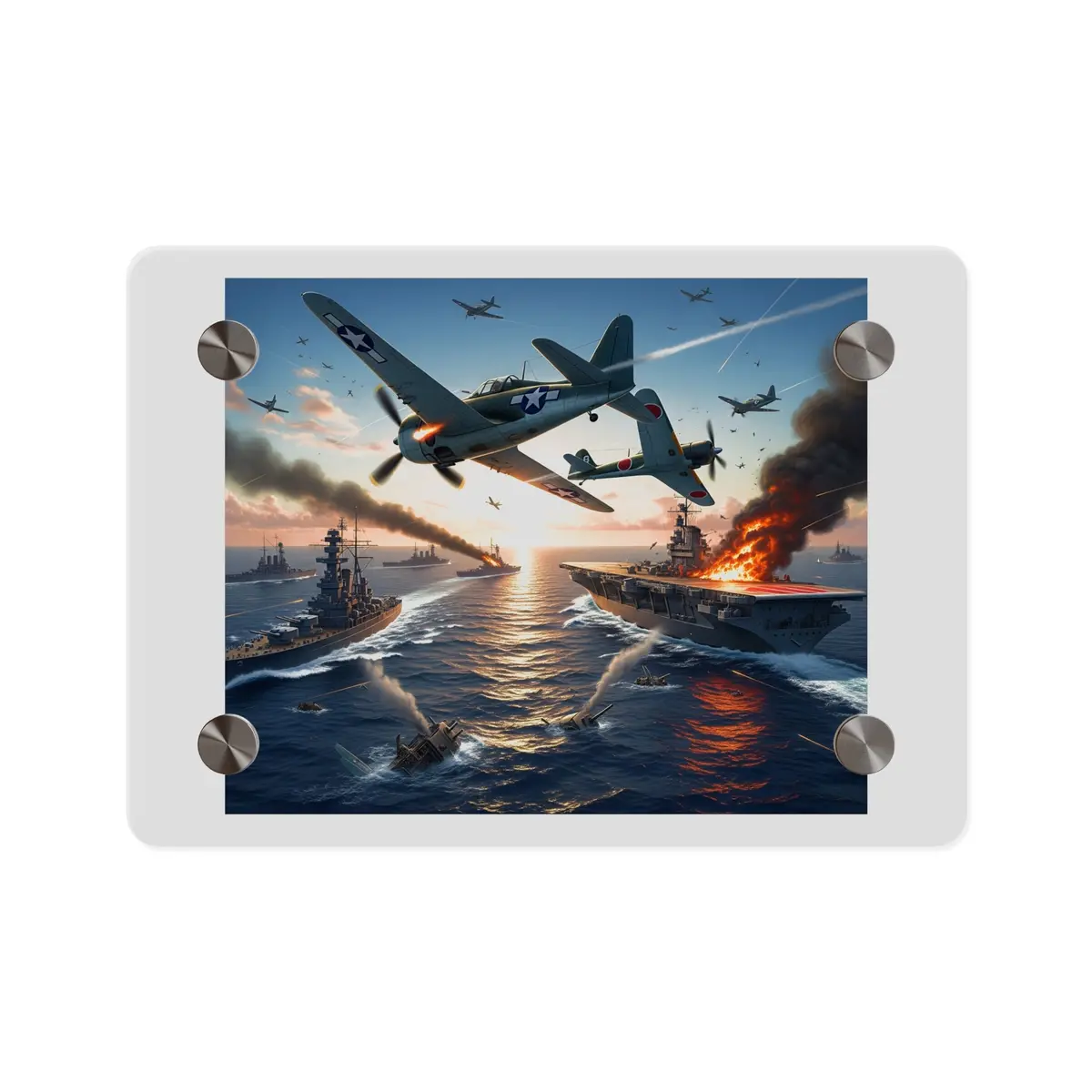 Acrylic Wall Art Panel - Battle Of Midway 1