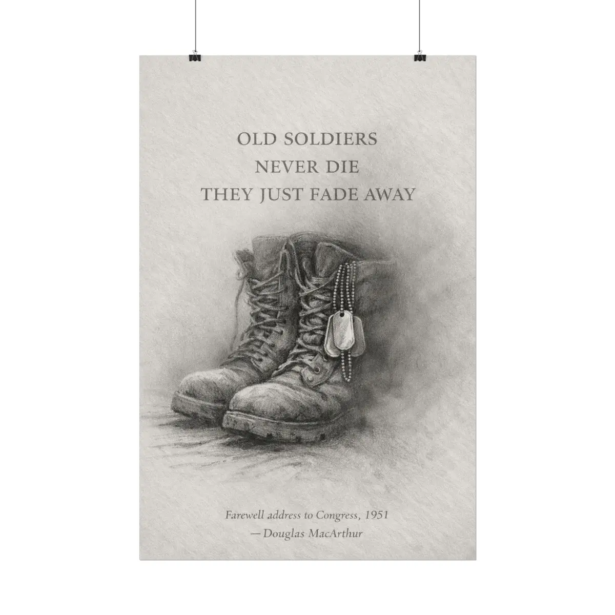 Posters - Old Soldiers Never Die 18
