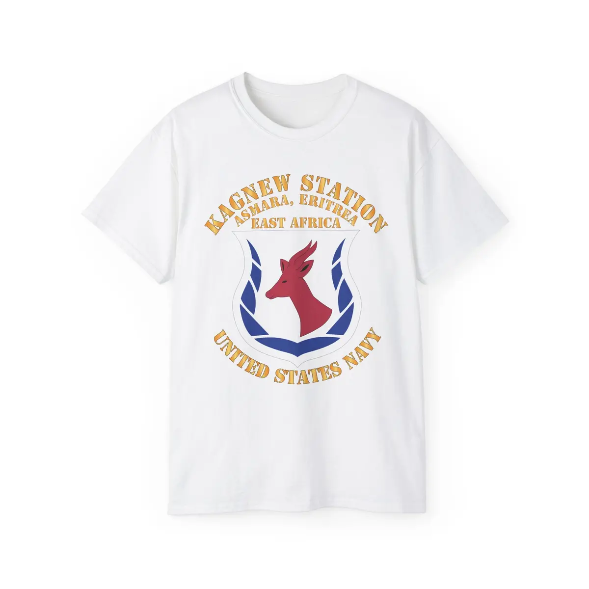 Navy Kagnew Station Eritrea Logo Tee — United States Navy Vintage Military T-Shirt 3