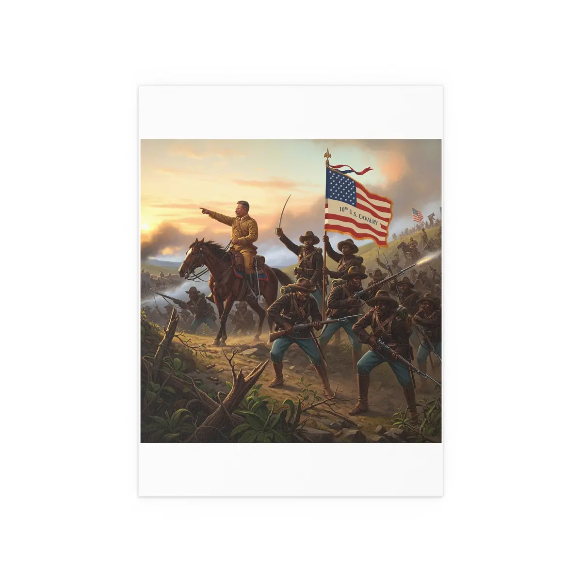 Indoor And Outdoor Silk Posters - Charge Up Janjuan Hill 6