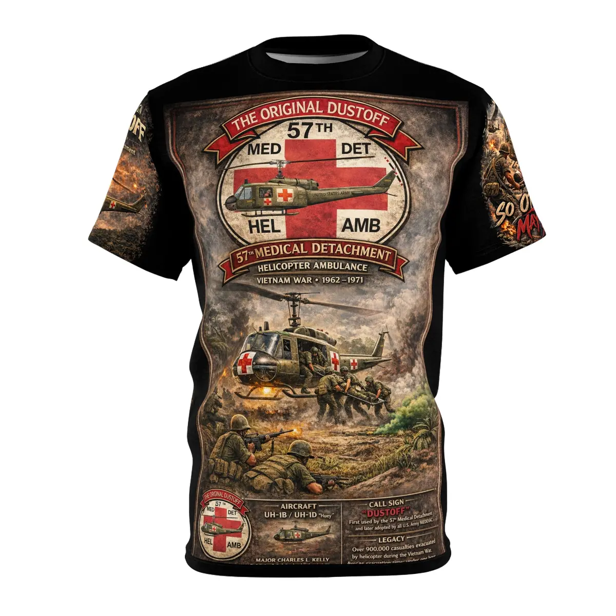 57Th Medical Detachment Vietnam Tribute Tee — "The Original Dustoff" - Version 1 1