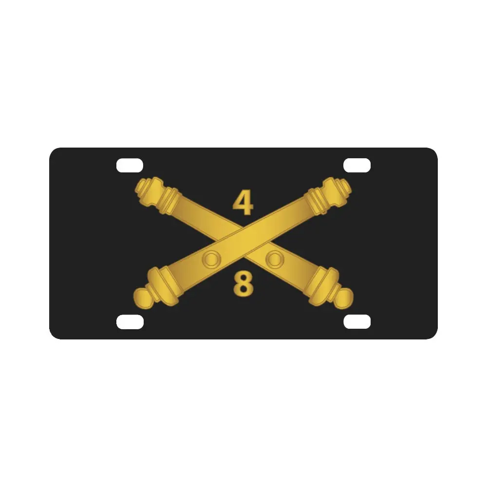 Army - 8Th Bn 4Th Field Artillery Regt Wo Txt Classic License Plate 1