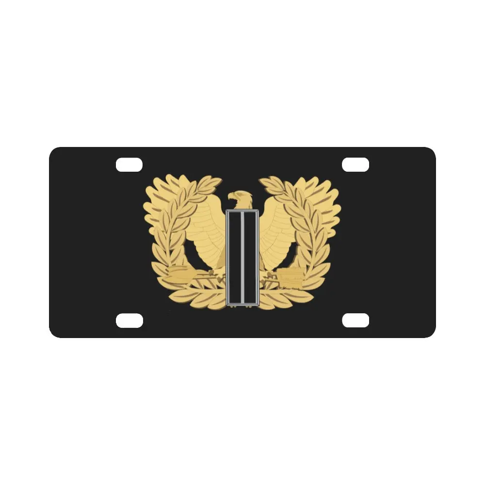 Army - Chief Warrant Officer - W06 - Flat - Eagle And Bar Wo Txt X 300 Classic License Plate 1