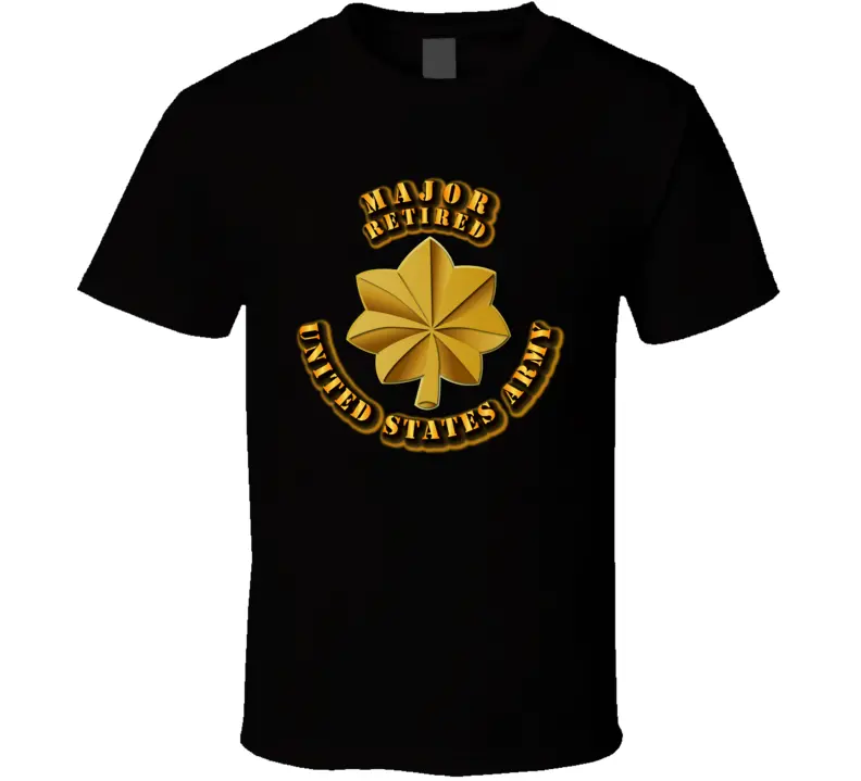 Major Retired W Txt - T-Shirts - Premium 1