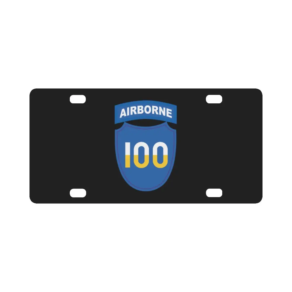 Ssi - 100Th Division (Airborne) X 300 Classic License Plate 1