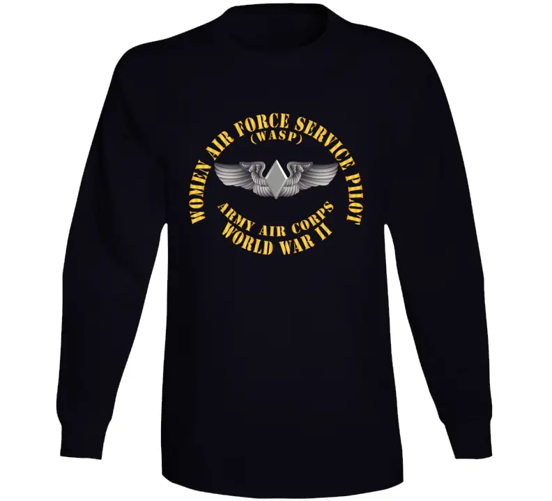 Army Air Corps - Wasp Wing (Women Air Force Service Pilot) Long Sleeve 1