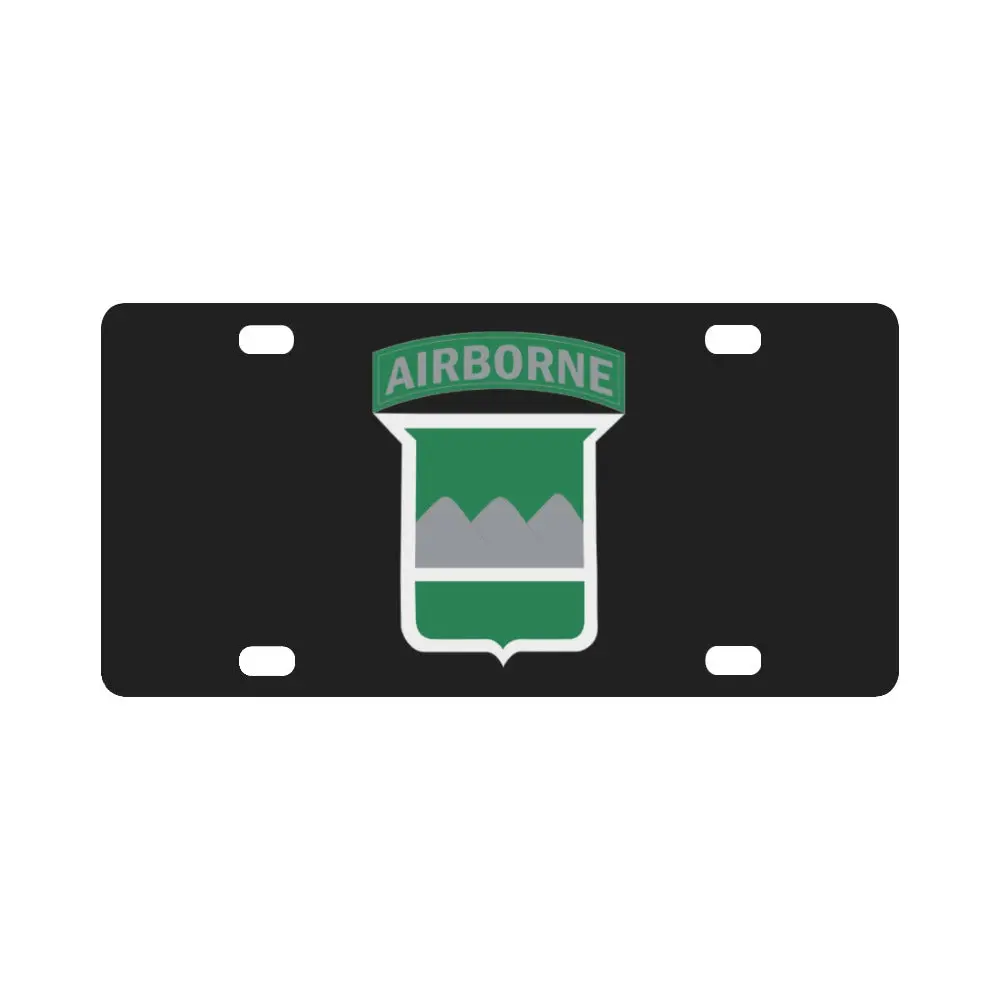 Ssi - 80Th Infantry Division W Airborne Tab X 300 Classic License Plate 1