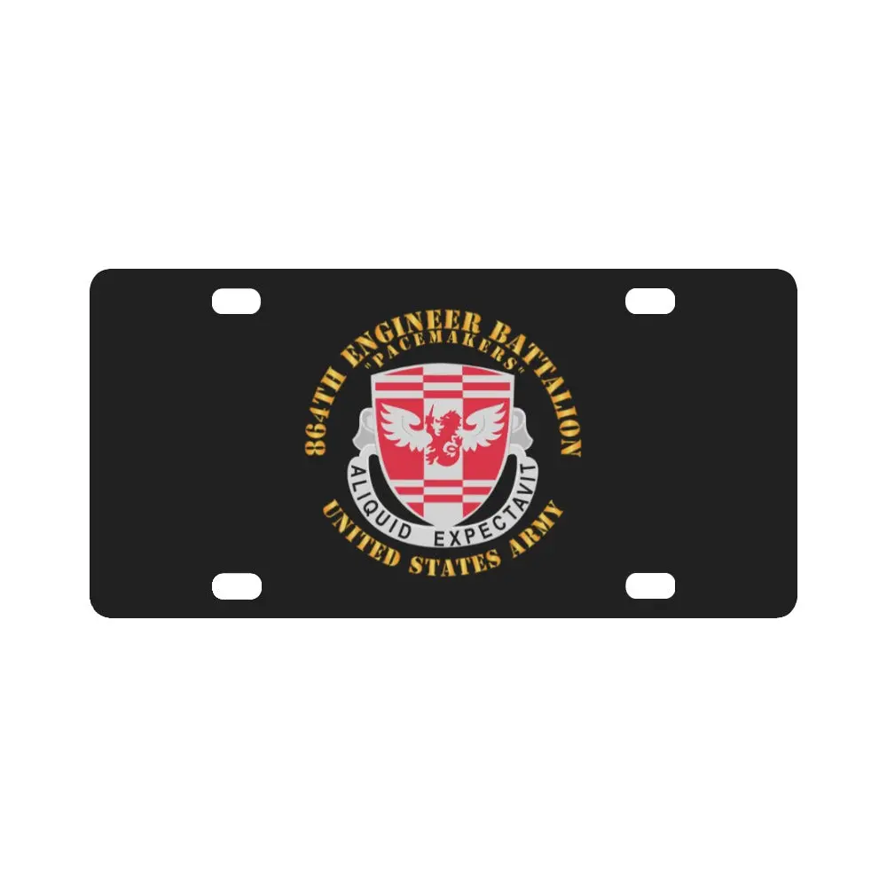 Army - 864Th Eng Bn - Us Army Classic License Plate 1