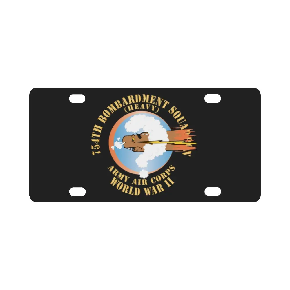 Aac - 754Th Bombardment Squadron - Army Air Corps - Wwii X 300 Classic License Plate 1