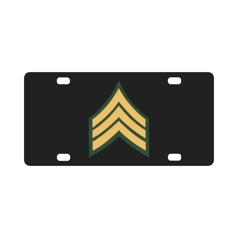 Army - Sergeant E-5 (Sgt) X 300 Classic License Plate 1