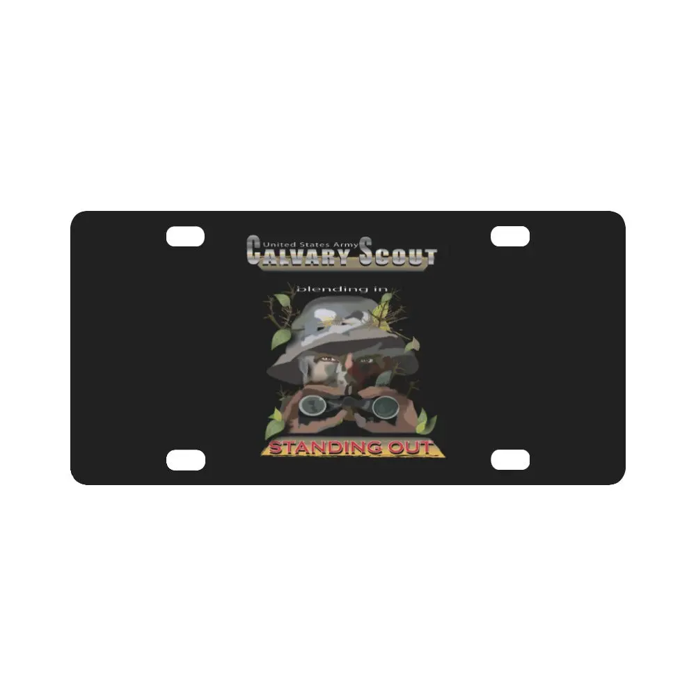 Army - Cavalry Scout X 300 Classic License Plate 1