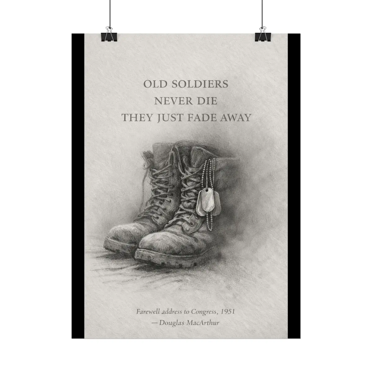 Posters - Old Soldiers Never Die 7