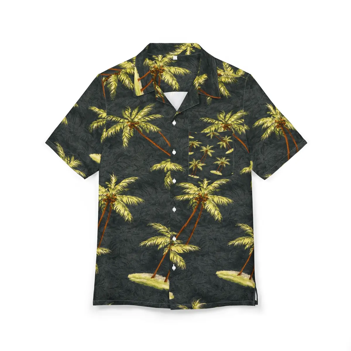 Tropical Palm Hawaiian Shirt — Vintage Palm Tree Aloha Button-Down 1