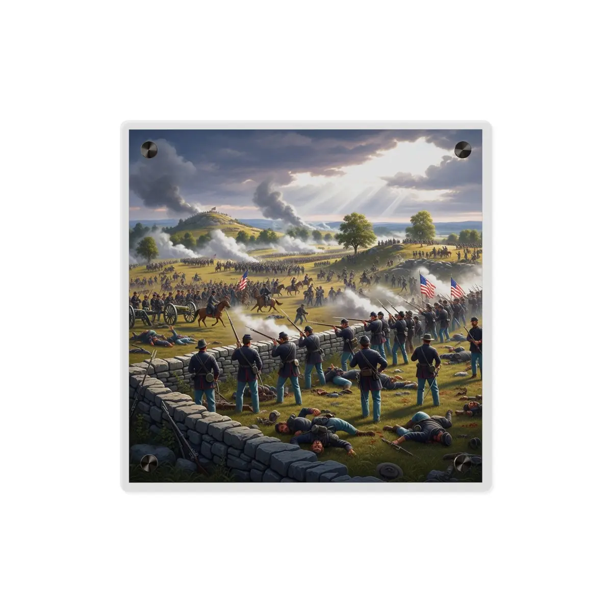 Acrylic Wall Art Panel - Battle Of Gettysburg 10