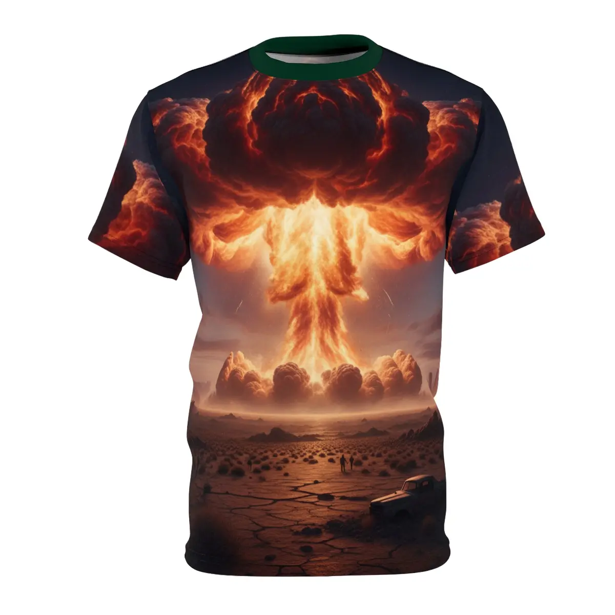 All Over Print Unisex Cut & Sew Tee - Aop - Coming Soon - Atomic Destriuction, Custom Graphic T-Shirt, Novelty Top, Unique Apparel, Gift For Men And Women, 1