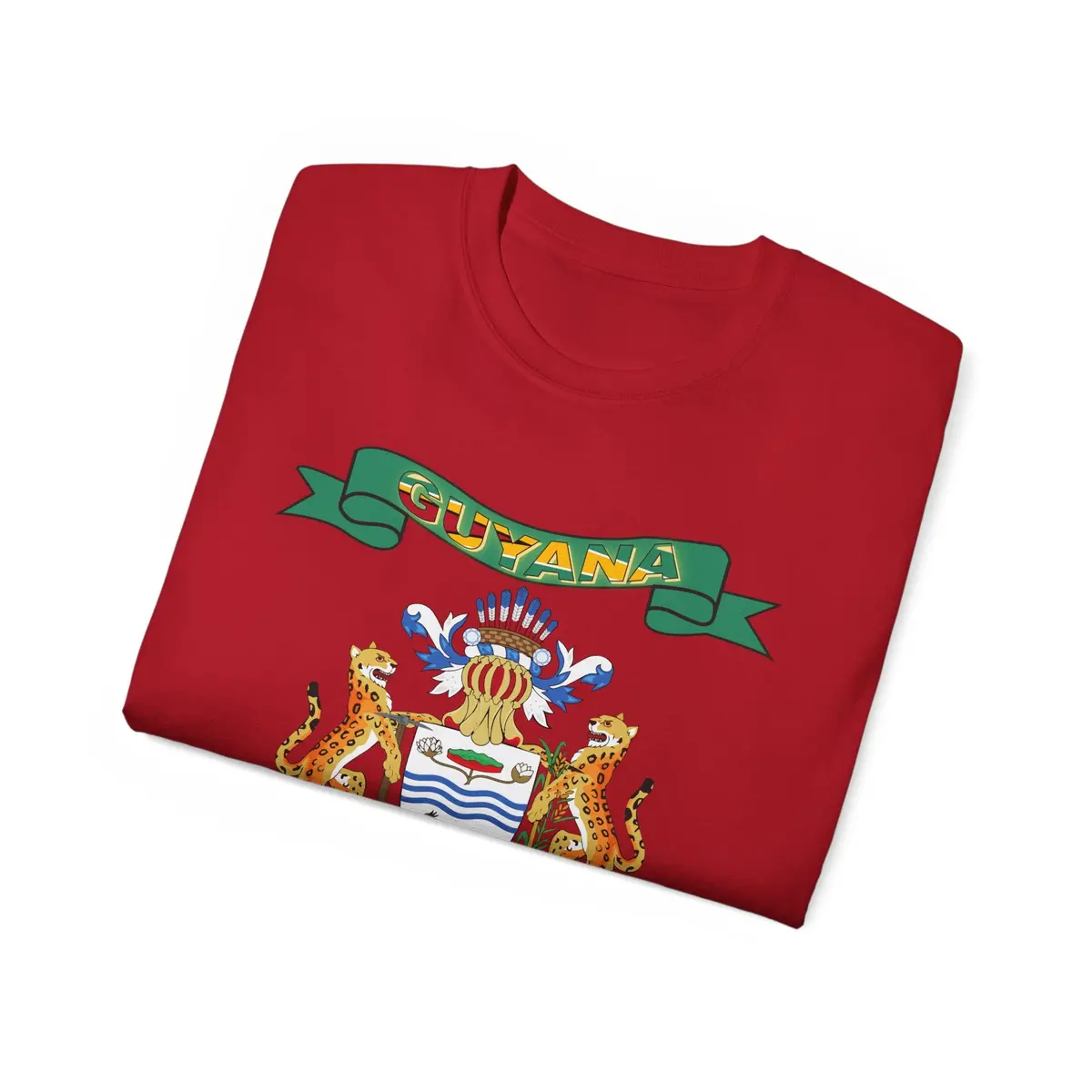 Unisex Ultra Cotton Tee - Coa - Coat Of Arms Of Guyana - Coat Of Arms X 300 18