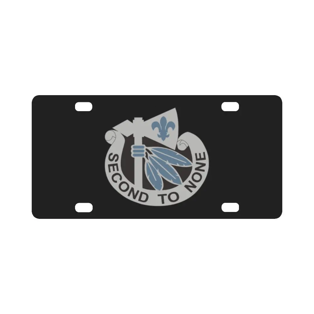 Dui - 2Nd Infantry Division X 300 Classic License Plate 1