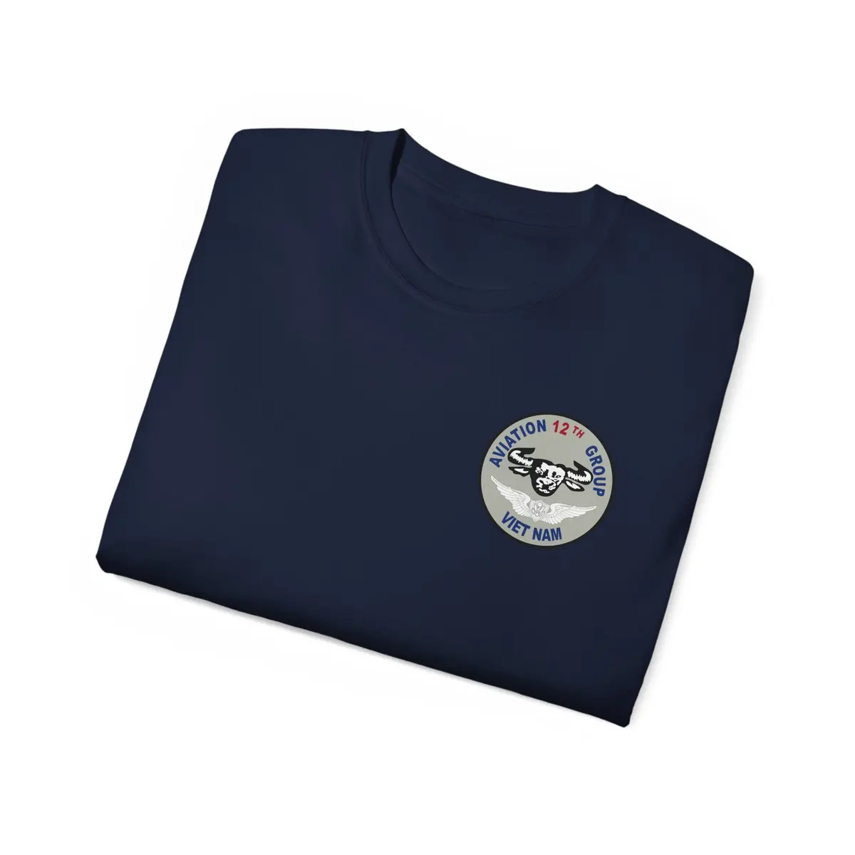 Unisex Ultra Cotton Tee - Vietnam Combat Aviation Vet W Air Crew Badges - 12Th Aviation Group - Vietnam - Ssi - Sgt Howard Meyers - 1968-1969 Svc X 300 49