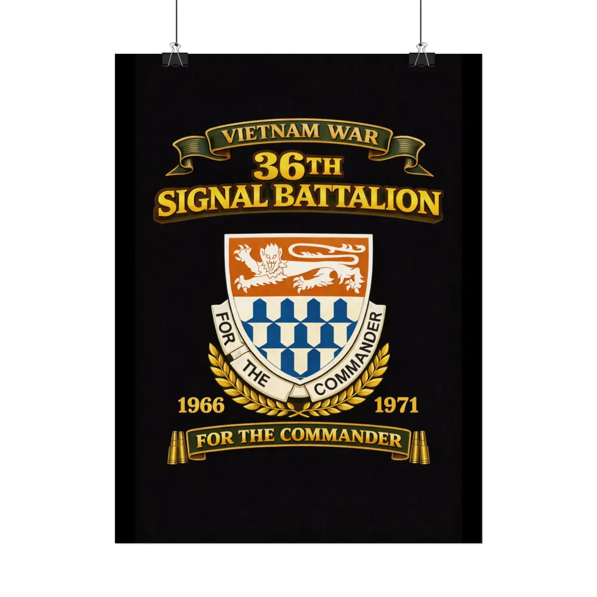 Rolled Posters - 36Th Signal Battalion Vietnam War Tribute 7