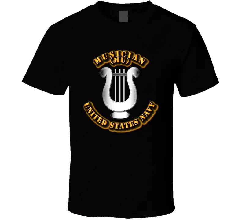 Navy - Rate - Musician T Shirt 1