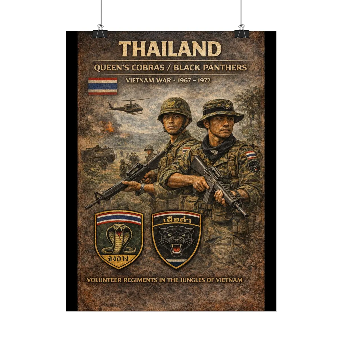 Posters - Thailand's War Heroes Cobras And Panthers 7