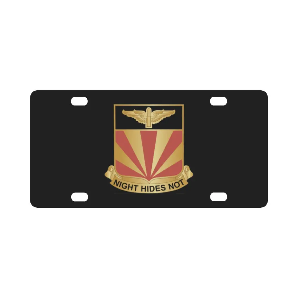 56Th Field Artillery Battalion Wo Txt X 300 Classic License Plate 1
