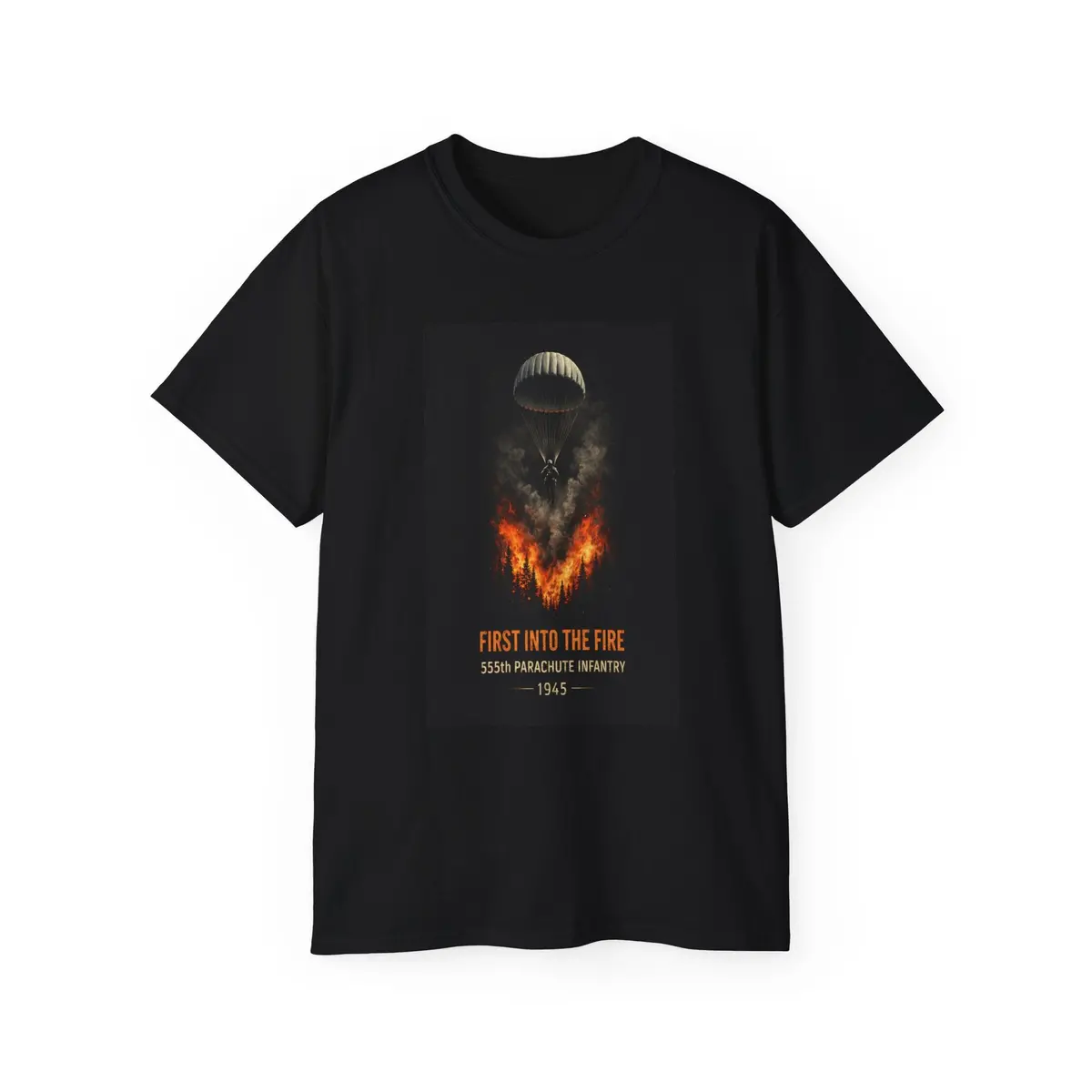 555Th Parachute Infantry Battalion Wwii Tee — "The Original Smoke Jumpers" 1