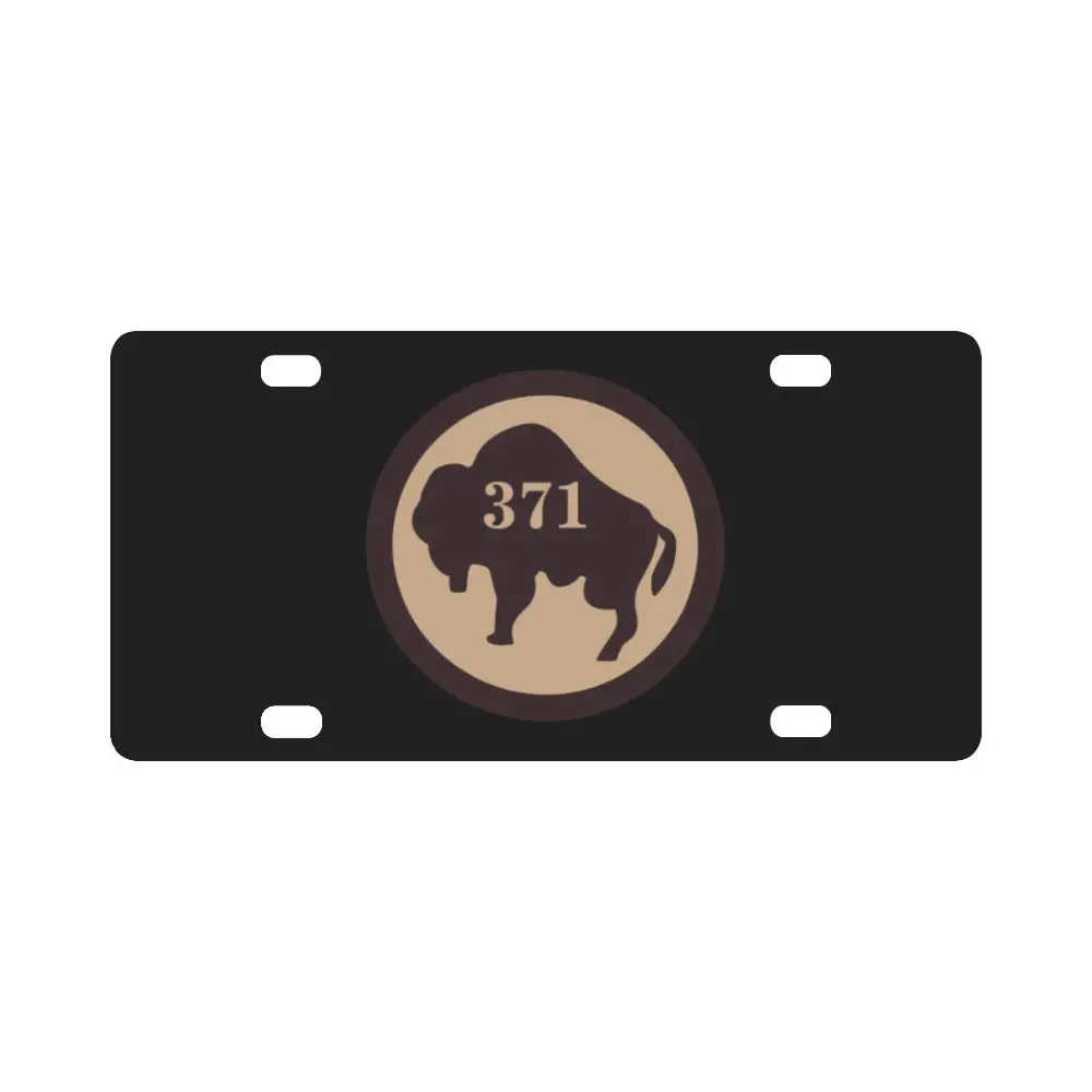 Ssi - 371St Infantry Regiment Patch Wwi Classic License Plate 1