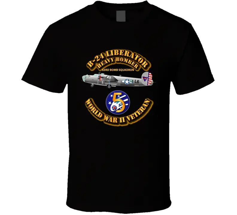 Aac - 43Bg - 63Rd Bs - B-24 - 5Th Af T Shirt 1