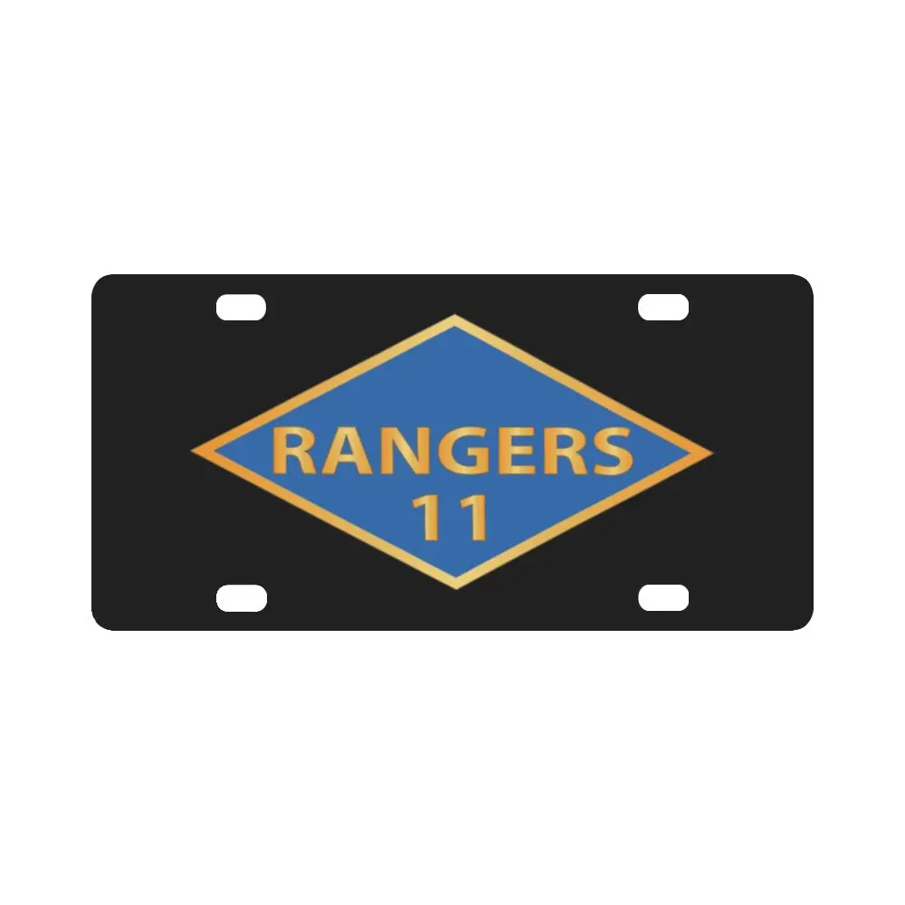 Ssi - 11Th Ranger Battalion - Ranger Diamond - Wwii X 300 Classic License Plate 1