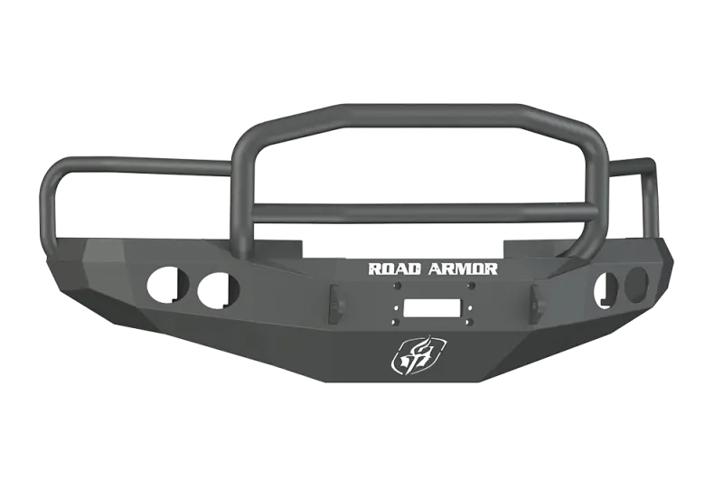 Road Armor Stealth Front Winch Bumper With Lonestar Guard For 1997–2001 Dodge Ram 1500 – Textured Black 1