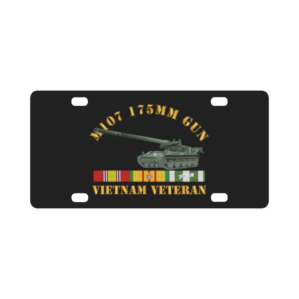 Army - M107 - 175Mm Gun - Vietnam Vet W Vn Svc Classic License Plate 1
