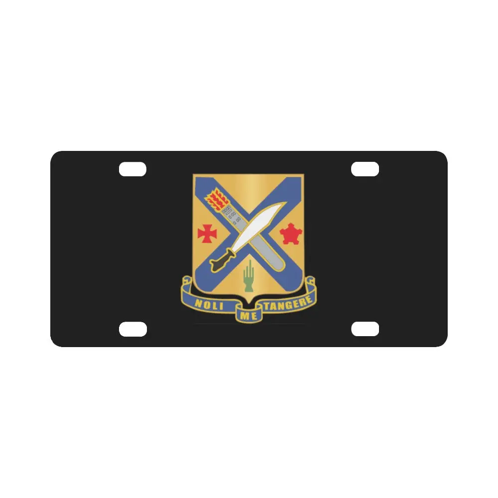 Dui - 2Nd Infantry Regiment Wo Txt X 300 Classic License Plate 1