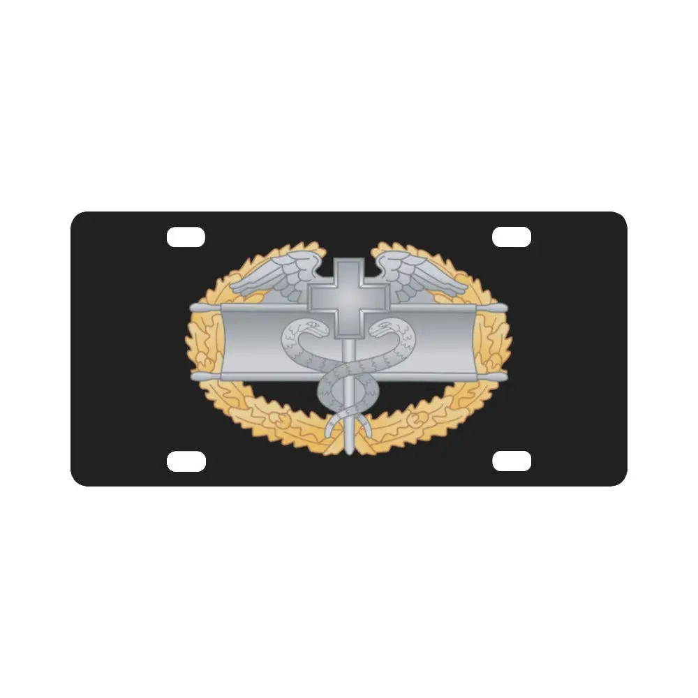 Master Combat Medical Badge Classic License Plate 1